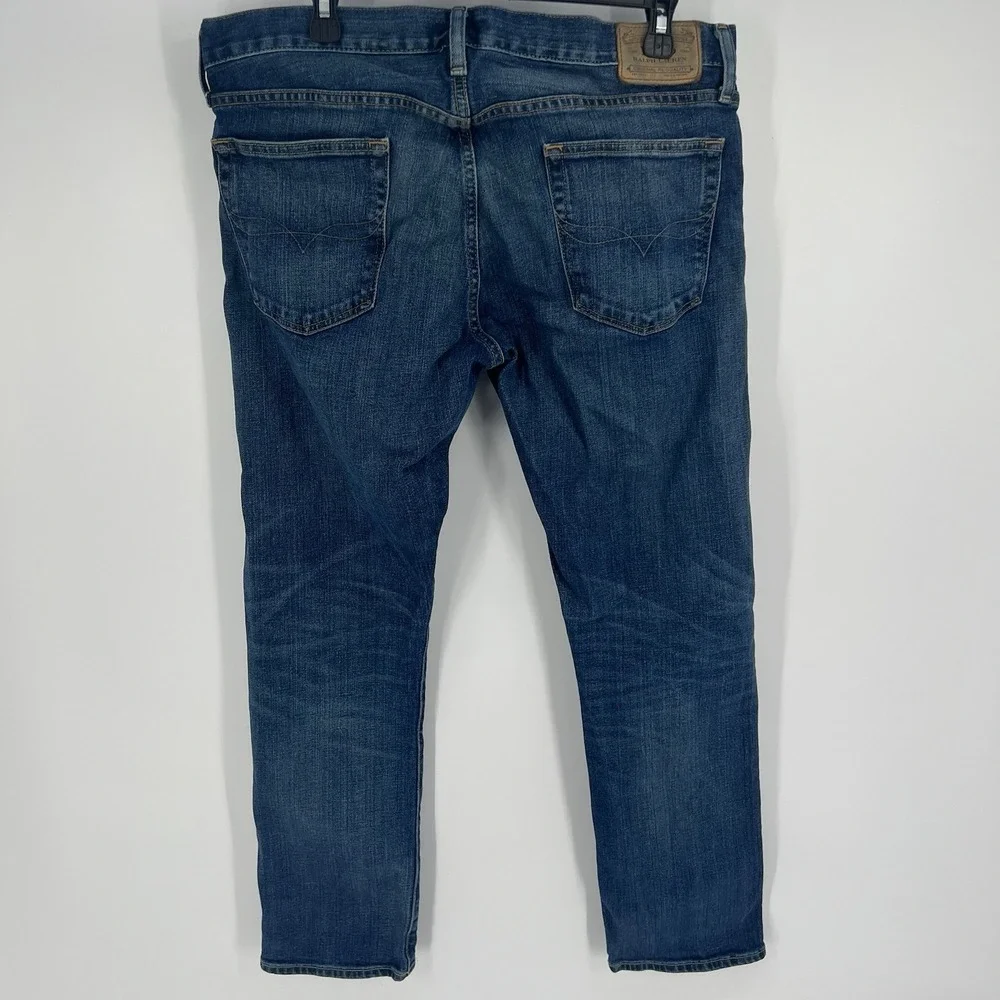 Polo Ralph Lauren Jeans Mens 34x30 Blue Varick Slim Straight